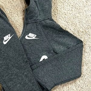 Toddler girl Nike track jacket and pants set.